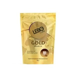 Кофе РАСТВОРИМЫЙ СУБЛИМИРОВАННЫЙ "LEBO GOLD" 75г