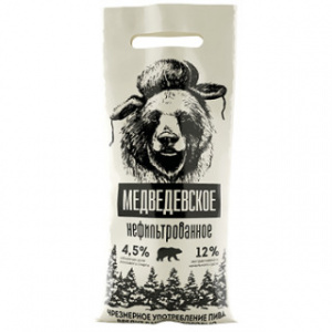 НАШЕ ПИВО МЕДВЕДЕВСКОЕ СВЕТЛОЕ НЕФИЛЬТРОВАННОЕ НЕПАСТЕРИЗОВАННОЕ